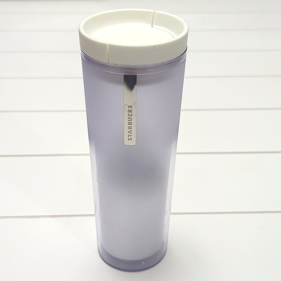 ❤️5/$25 Starbucks Clear Gradient Matte Travel Cup 16oz - Picture 1 of 4